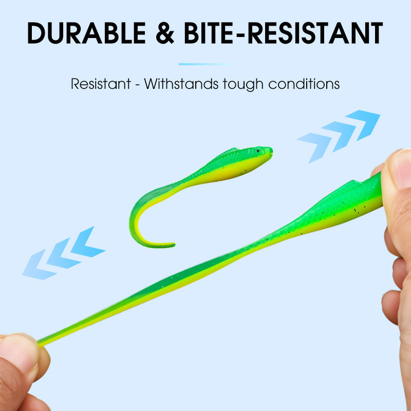 Soft Fishing Lure with Curly Tail