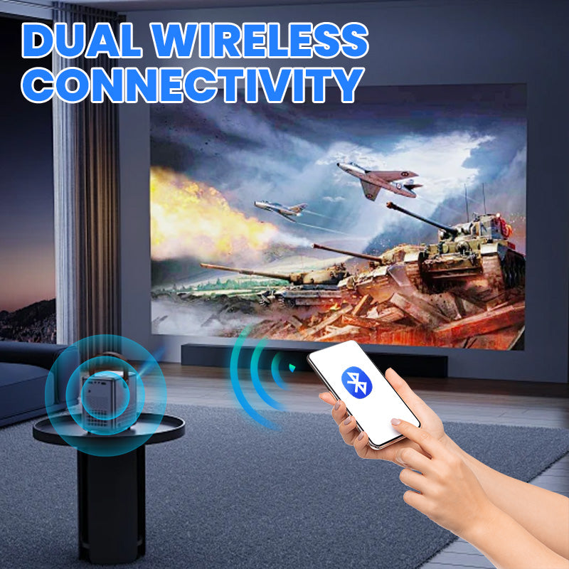 Portable Mini HD Projector Set