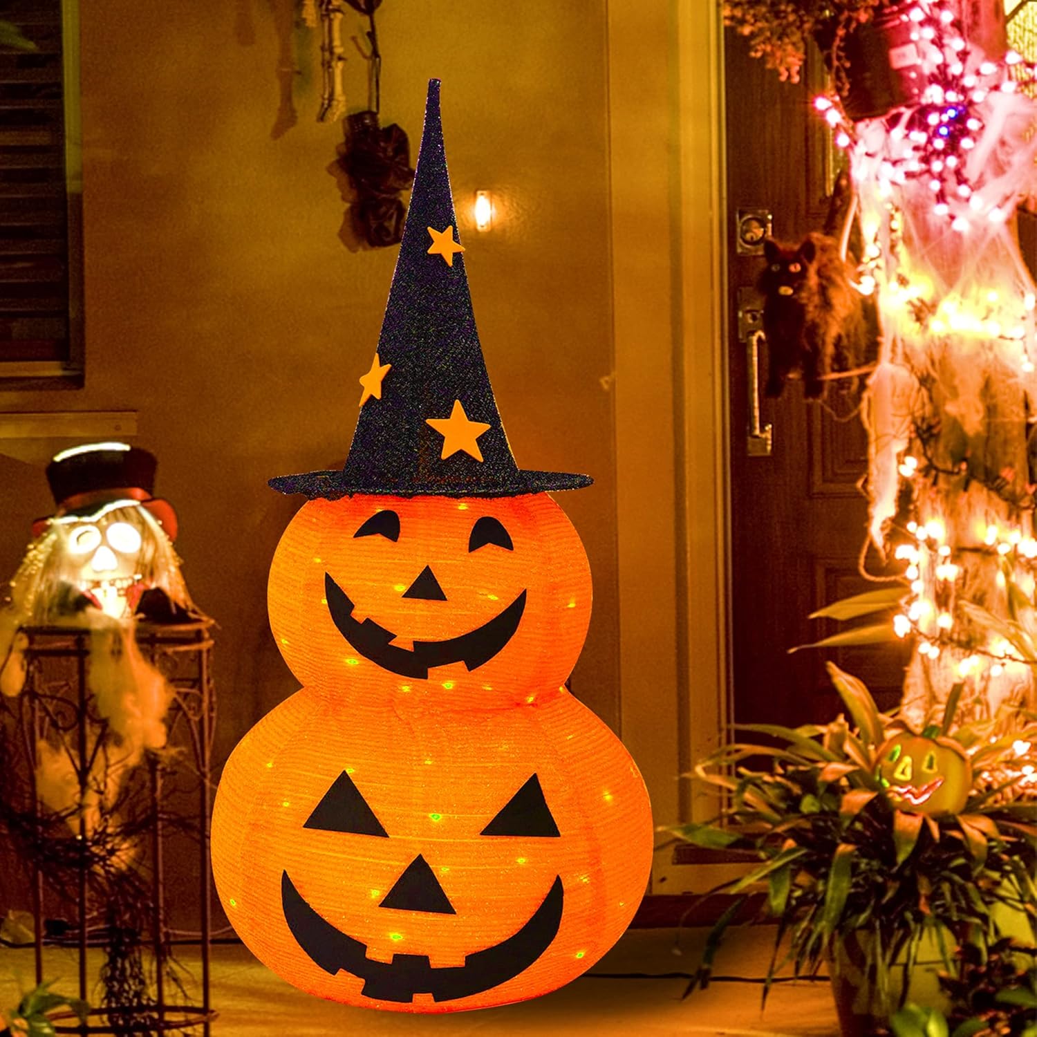 Halloween foldable pumpkin decorations