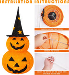 Halloween foldable pumpkin decorations
