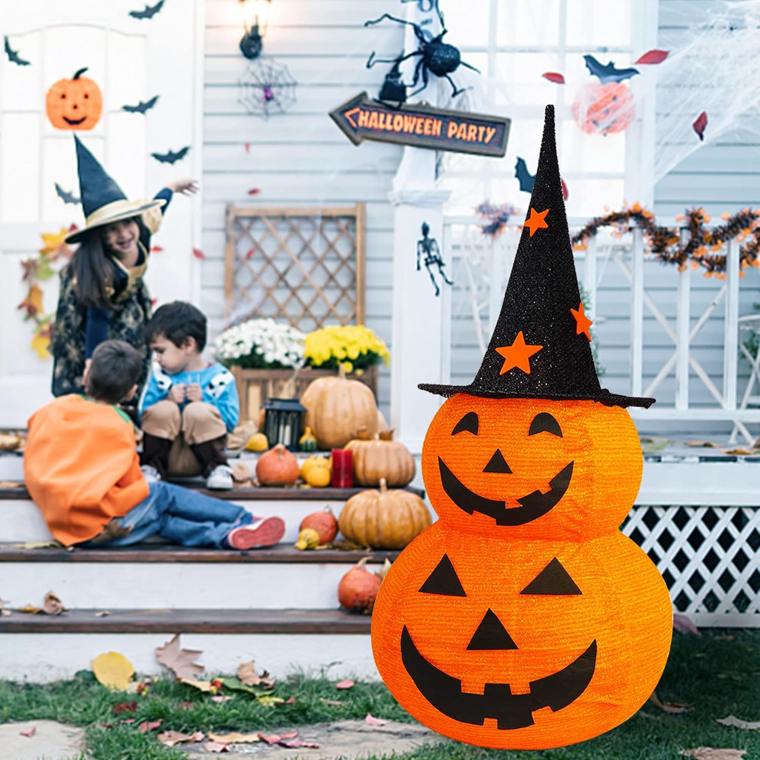 Halloween foldable pumpkin decorations