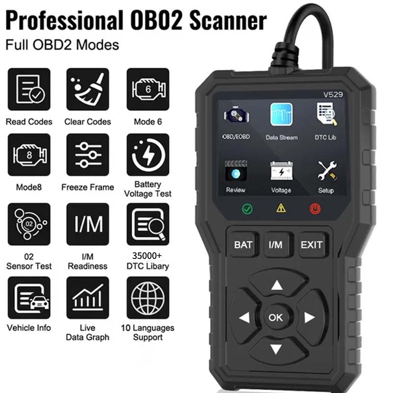 NOW! Professional OBD2 Diagnostic Tool – Fast Analysis, Wide Compatibility & User-Friendly