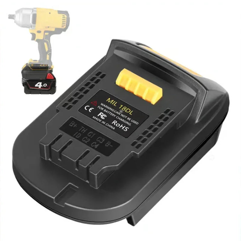 NOW! 18V Lithium Battery Adapter - Universal Compatibility with Power Tools, Lightweight & Long-Lasting