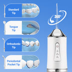 Portable Oral Irrigator Water Flosser
