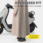 Unisex Hooded Oversized Electric Bike Rain Poncho