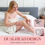 This year's Christmas gift is beauty Dual-Head Epilator for Women, IPX7 Waterproof