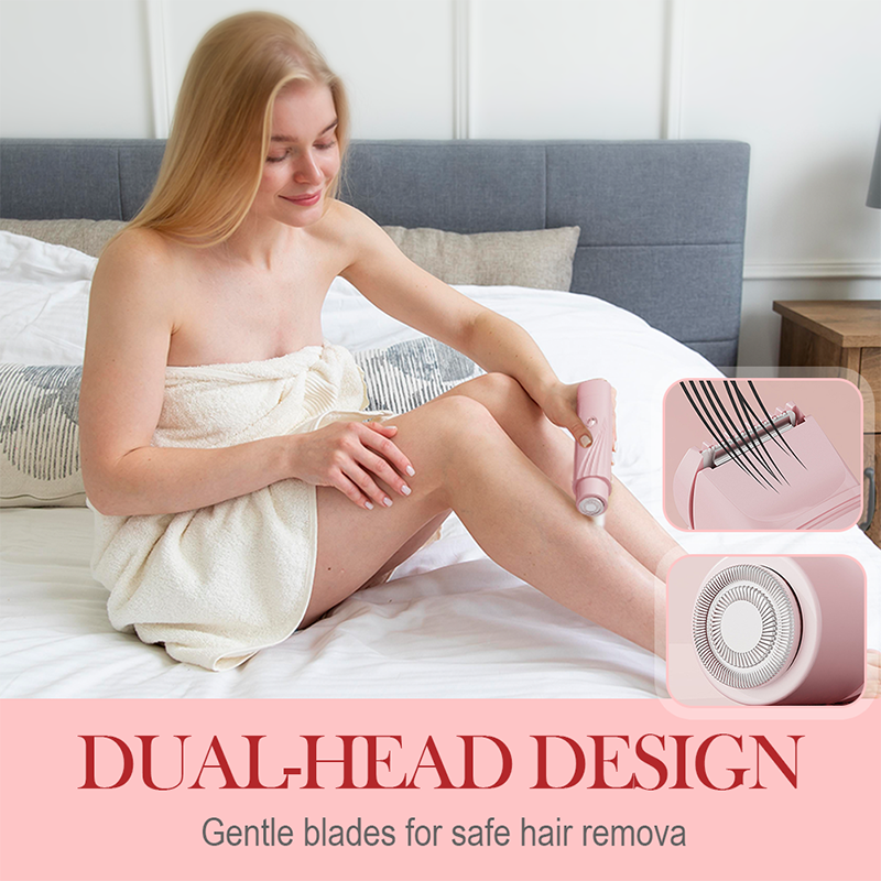This year's Christmas gift is beauty Dual-Head Epilator for Women, IPX7 Waterproof