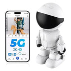 3MP 5G&2.4G WiFi Camera with Motion Detection and Auto Home Security Indoor PTZ
