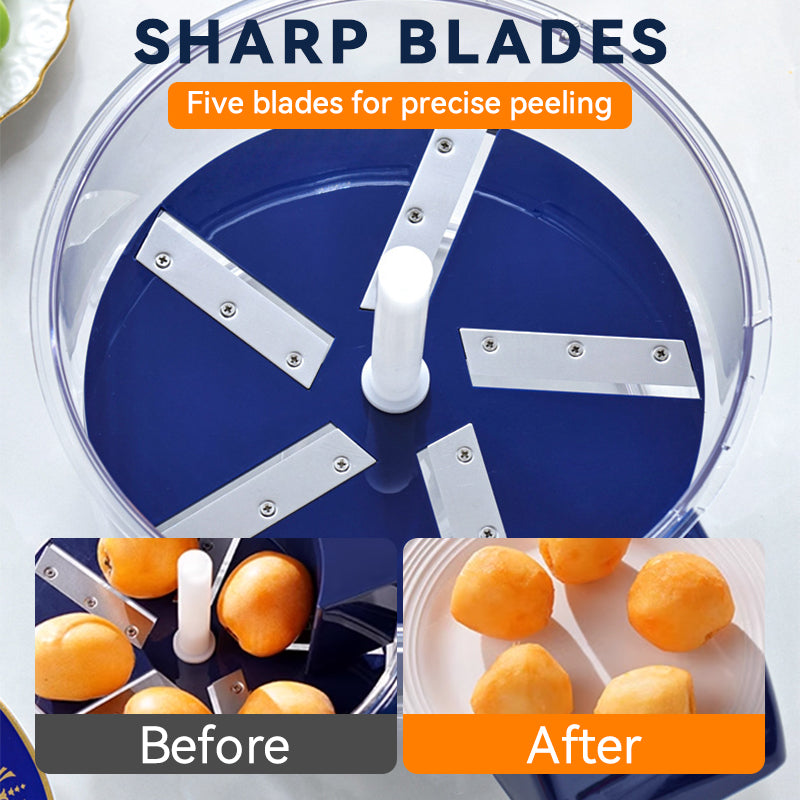 While Supplies Last ! Transparent Electric Fruit and Vegetable Peeler