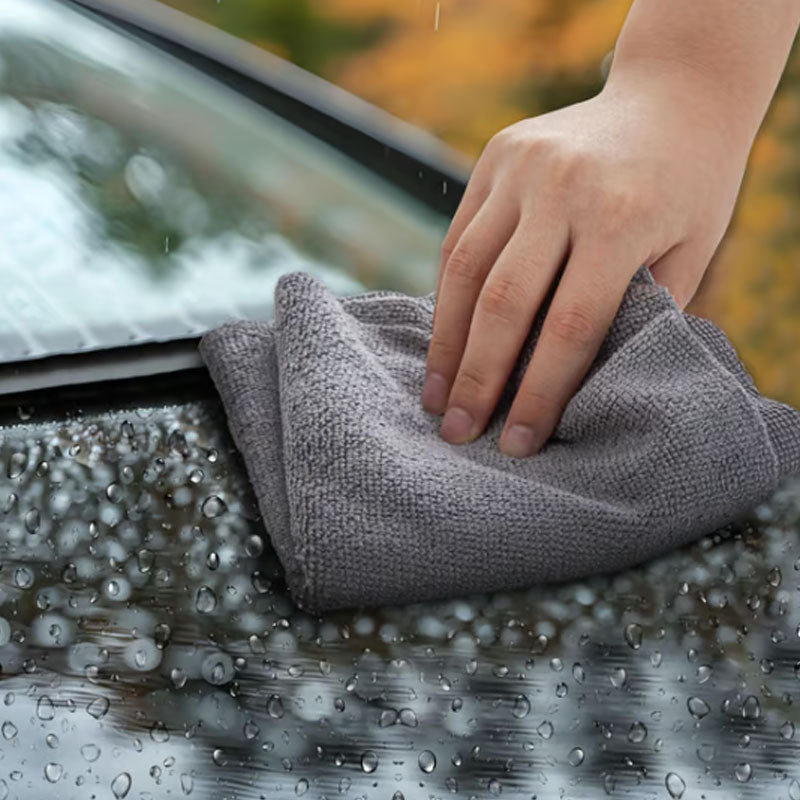 NOW! Reusable Tear-Away Cleaning Towel Roll - Strong & Absorbent for Kitchen/Glass/Cars, Leaves No Lint
