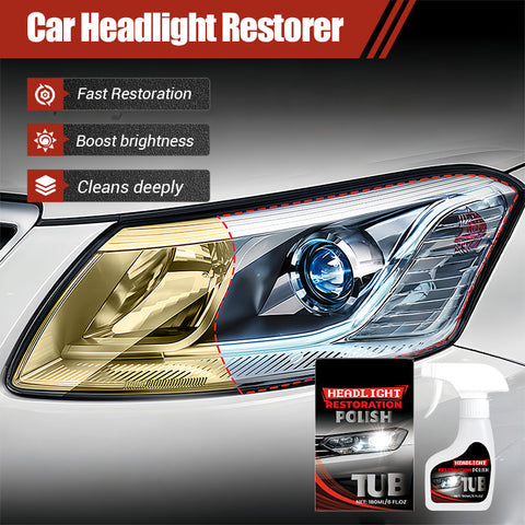 SALE 180ml Professional Car Headlight Restorer with Sponge