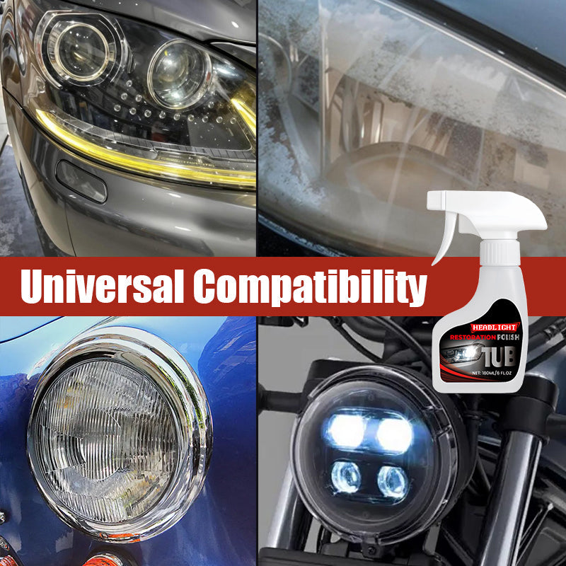 SALE 180ml Professional Car Headlight Restorer with Sponge