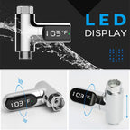 Offer: !!! SHOWER THERMOMETER - LCD Display with Backlight, Easy Installation Without Tools, IPX7 Waterproof, Perfect for Modern Bathroom
