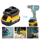 18V Lithium Battery Adapter - Universal Compatibility with Power Tools, Lightweight & Long-Lasting