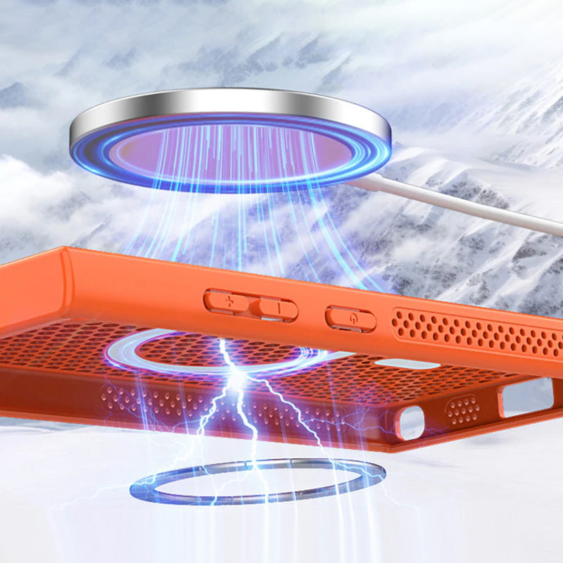 Magnetic Breathable Mesh Phone Case for Samsung