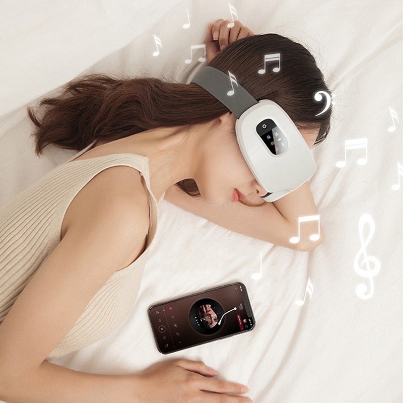 Christmas promotion Eye Massager with Heat and Vibration with Bluetooth Music