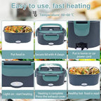 NEW YEAR - 2-in-1 Portable Dual Voltage Electric 7-Piece Set Lunch Box