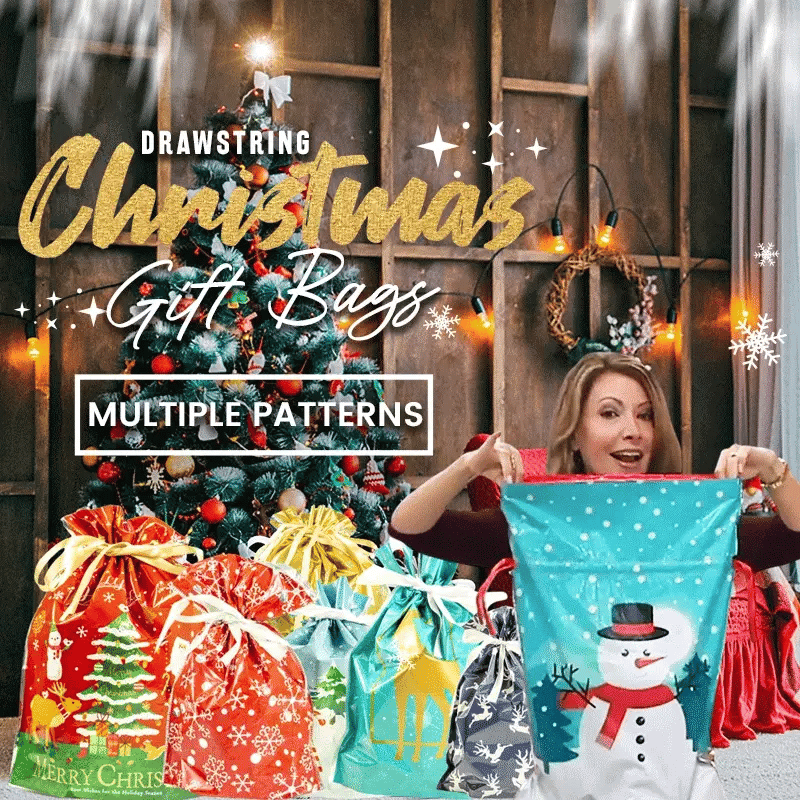 The World’s Best Christmas Gift Bag With Drawstring Suitable for all gifts