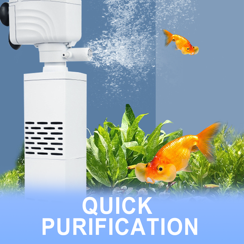 Offer-Fish Tank 3-in-1 Filter - Filtration, Oxygenation & Water Pumping