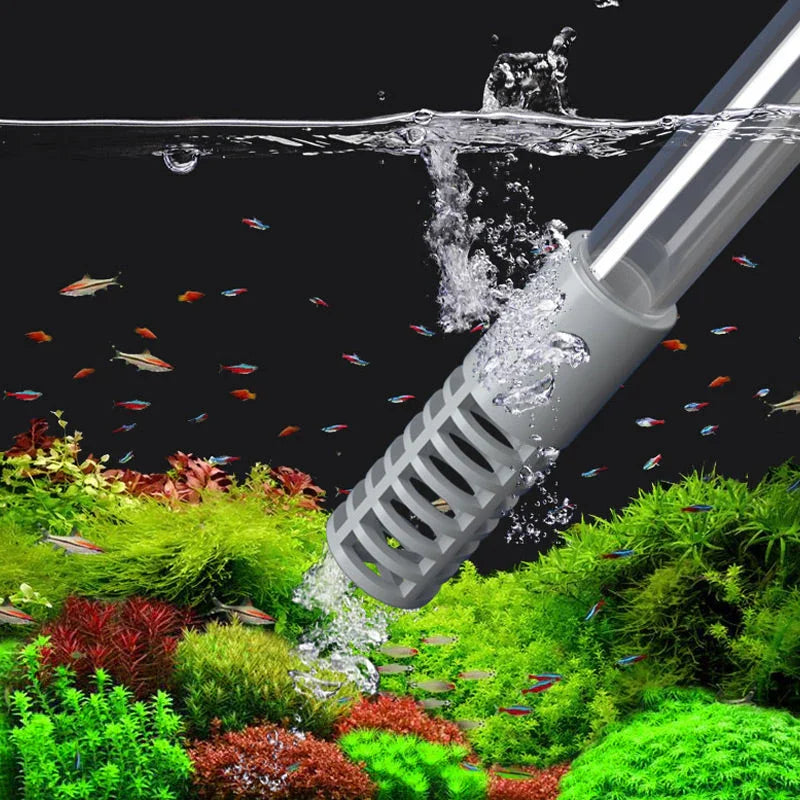 LIMITED STOCK! Aquarium Vacuum Cleaner with Siphon - Gravel Filter & Flow Control for Effortless Water Change & Tank Maintenance