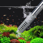 No More Hassle! – Aquarium Vacuum Cleaner with Siphon for Super-Fast Cleaning