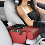 Car Armrest Organizer with USB Charging Ports