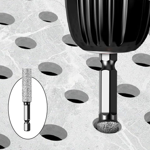 Hex Shank Brazed Hole Opener for Drilling and Grinding
