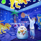 Xmas Specials Dinosaur Egg Night Light Projector with Music
