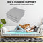 Sofa Cushion Support for Sagging Seats - High-Density Foam Insert with Non-Slip Base for Enhanced Comfort & Posture
