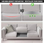 Sofa Cushion Support for Sagging Seats - High-Density Foam Insert with Non-Slip Base for Enhanced Comfort & Posture