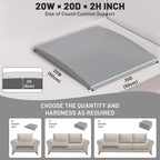 Sofa Cushion Support for Sagging Seats - High-Density Foam Insert with Non-Slip Base for Enhanced Comfort & Posture