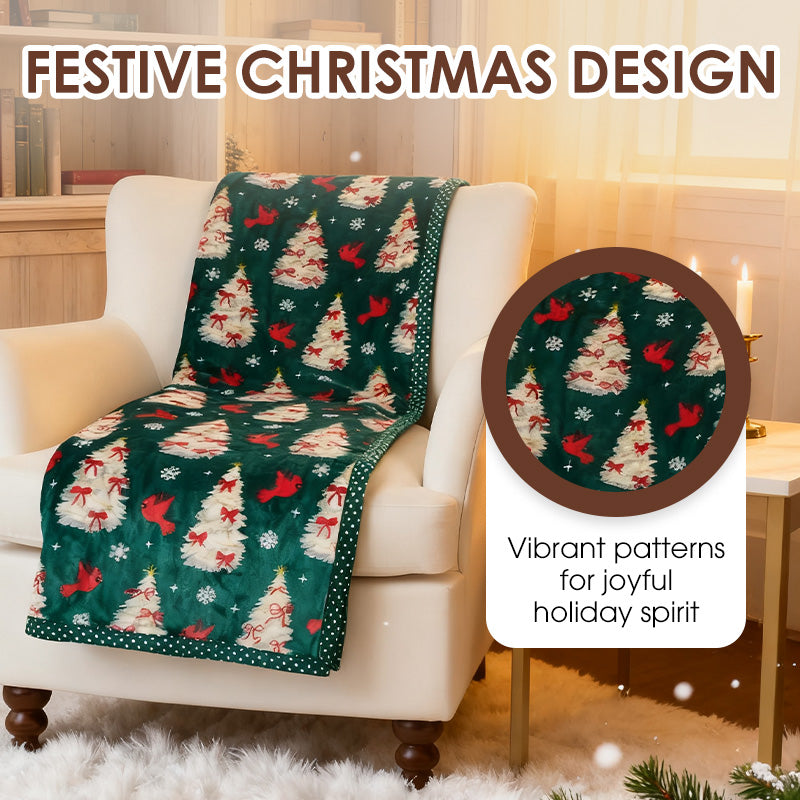 Christmas Fluffy Cozy Throw Blanket