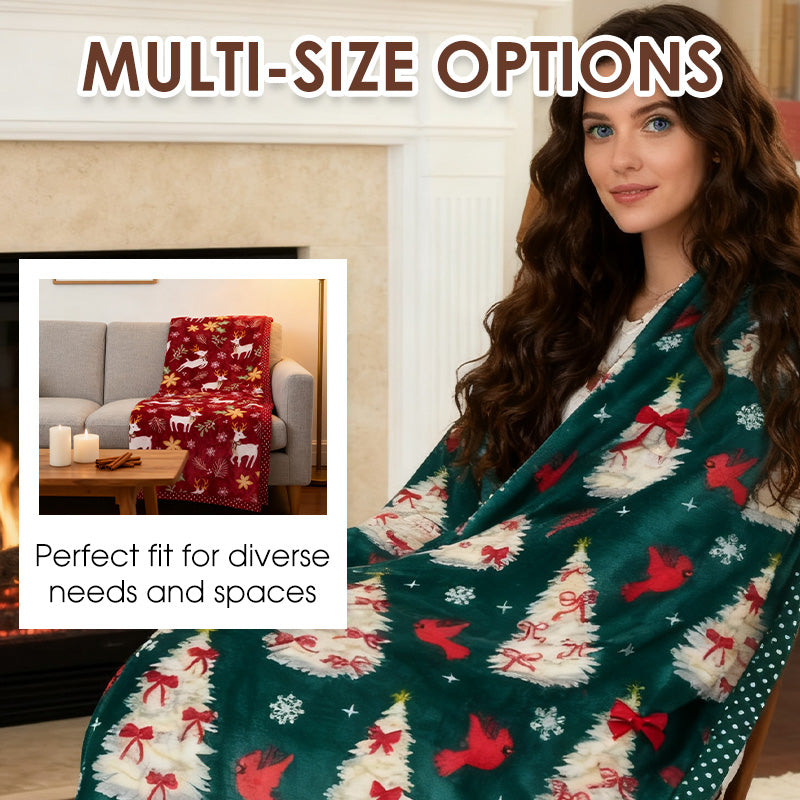 Christmas Fluffy Cozy Throw Blanket