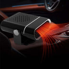 2-in-1 Portable Car Heater & Fan - 360° Rotation, Quick Defrost, Heating & Cooling, Ultra-Quiet & Lightweight for All Seasons