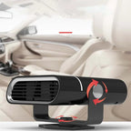 2-in-1 Portable Car Heater & Fan - 360° Rotation, Quick Defrost, Heating & Cooling, Ultra-Quiet & Lightweight for All Seasons
