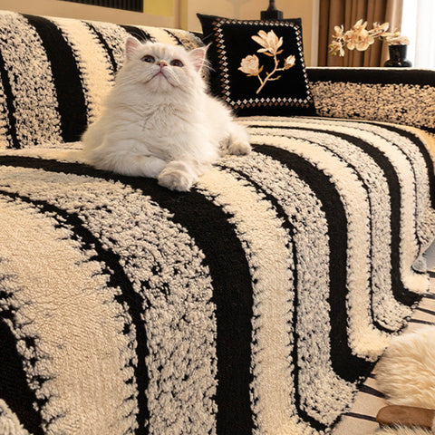 New Year Save Soft Plush Non-Slip Couch Cover