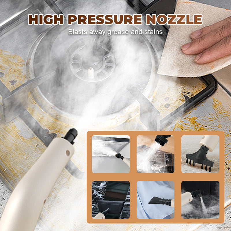 Portable High-Temperature Steam Cleaner Set