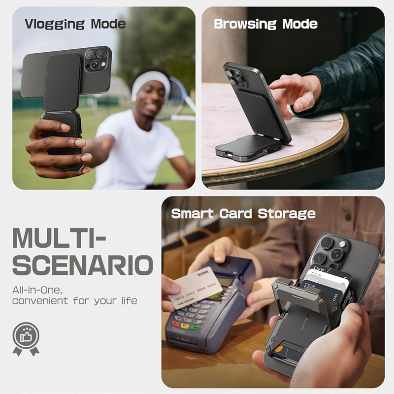 2-in-1 Foldable Magnetic Phone Stand