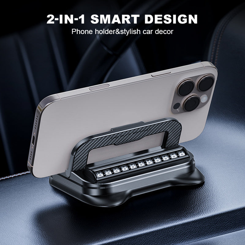 NOW! 360° Rotating Foldable Phone Holder - Universal Compatibility with Anti-Slip Base for Desk, Car & Travel Use