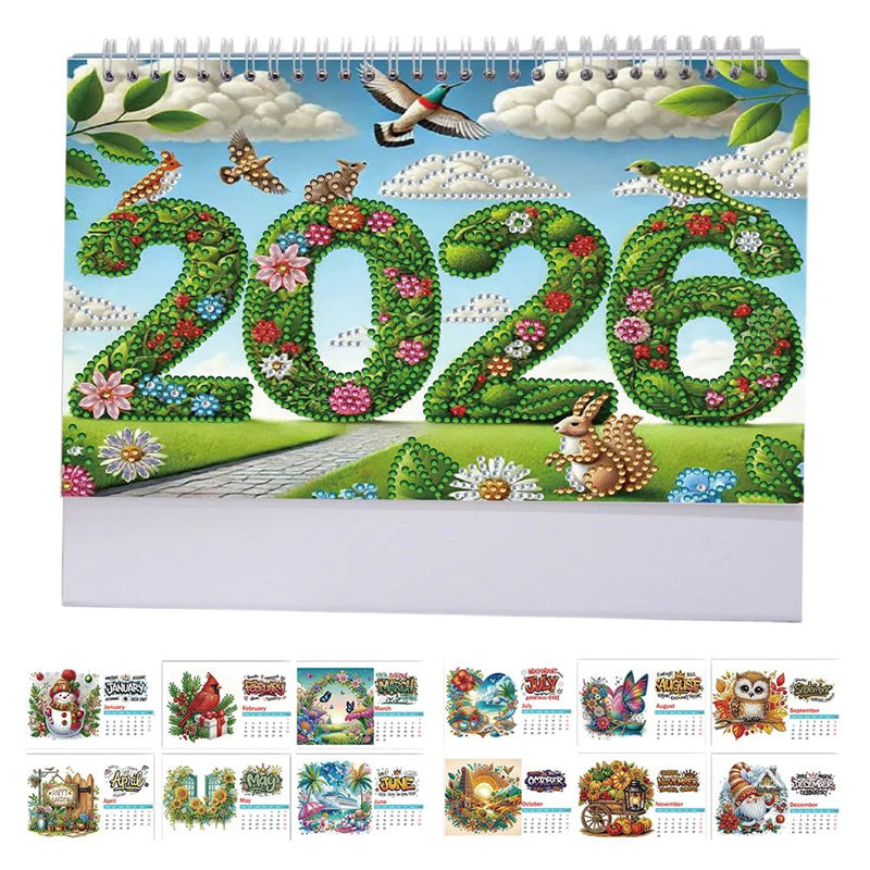 Standing Desk Calendar DIY Diamond Art Painting