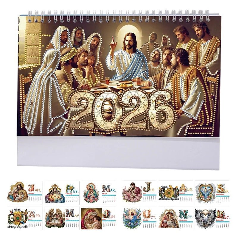 Standing Desk Calendar DIY Diamond Art Painting