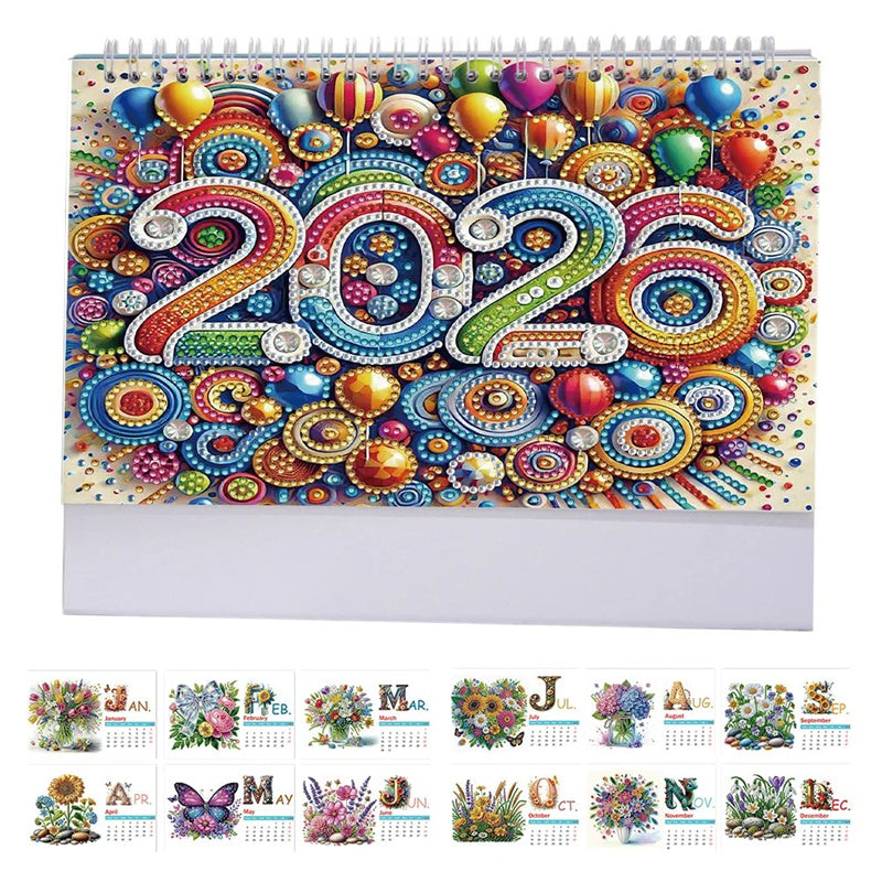 Standing Desk Calendar DIY Diamond Art Painting