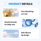 Pet Ear Cleaner - Gentle Formula with Soothing Aloe for Dogs & Cats, Prevents Infections & Odor