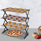 3/4-Tier Collapsible Cooling Rack for Baking