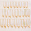 Tiny Initial Necklaces Golden Heart Letter A-Z