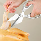 Heavy-Duty Kitchen Scissors - Multi-Function & Dishwasher Safe, Perfect for Poultry, Herbs and Daily Use