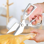 Heavy-Duty Kitchen Scissors - Multi-Function & Dishwasher Safe, Perfect for Poultry, Herbs and Daily Use