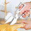 Heavy-Duty Kitchen Scissors - Multi-Function & Dishwasher Safe, Perfect for Poultry, Herbs and Daily Use