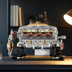 Final Day Sale: - Building Blocks OHV V8 Small-Block Engine Model Kit