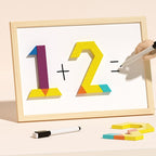 Early Wooden Magnetic Pattern Block Puzzle Set